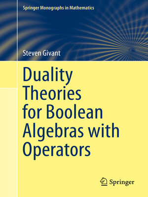 cover image of Duality Theories for Boolean Algebras with Operators